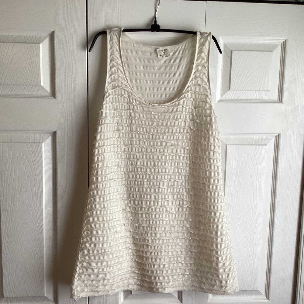 Free People casual ivory dress. Size S/P
